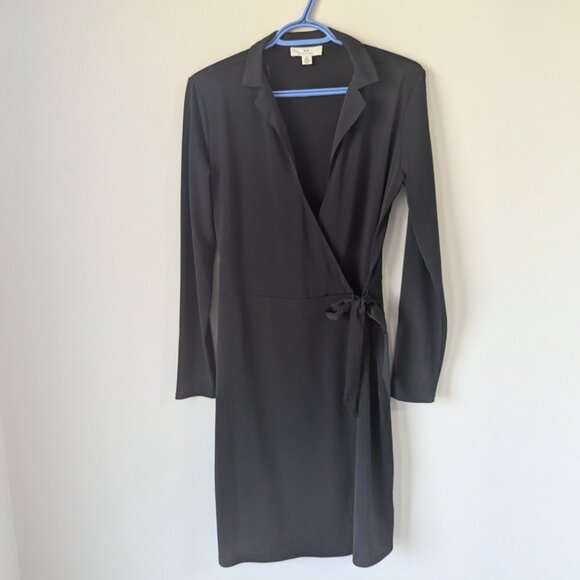 H Halston Wrap Dress - Picture 3 of 5